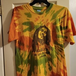 Vintage rock tee- Bob Marley tye dye
